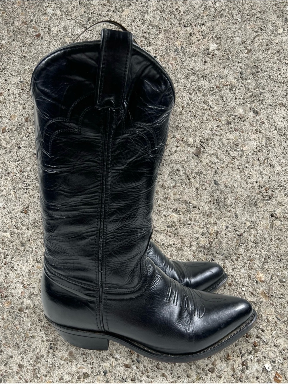 1990s vintage j toe western boots
